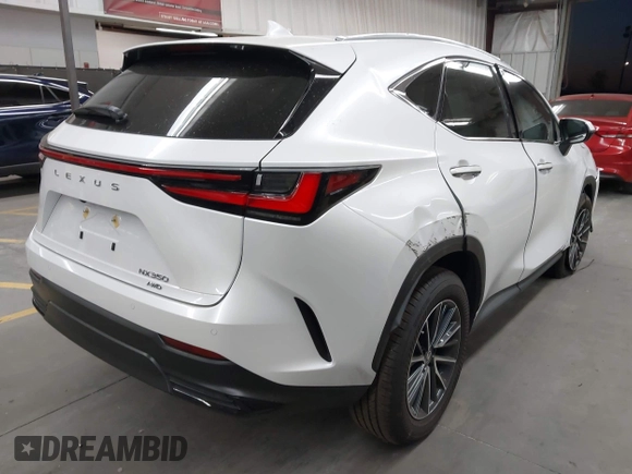 2025 Lexus NX 350 Premium z VIN 2T2GGCEZ2SC079582, wystawiony jako IAAI lot #42495719 z przebiegiem 1 227 mil mil oraz . Historia ofert i sprzedaży dostępna na DreamBid. Obrazek 4.