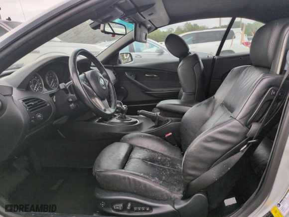 2006 BMW 6 Series 650Ci with VIN WBAEK13406CN72159, listed as a Copart auction lot 75078214 with 0 mi miles and Salvage Title. Bid and sale history available at carsss.com. Image 7.