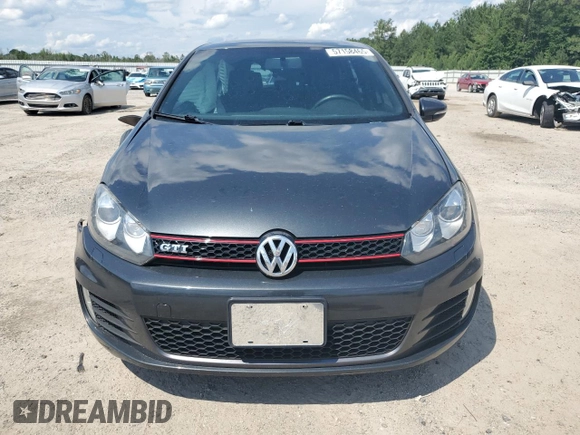 2012 Volkswagen GTI with VIN WVWHV7AJ3CW149850, listed as a Copart auction lot 57158465 with 106,204 mi miles and Salvage title. Bid and sale history available at DreamBid. Image 5.