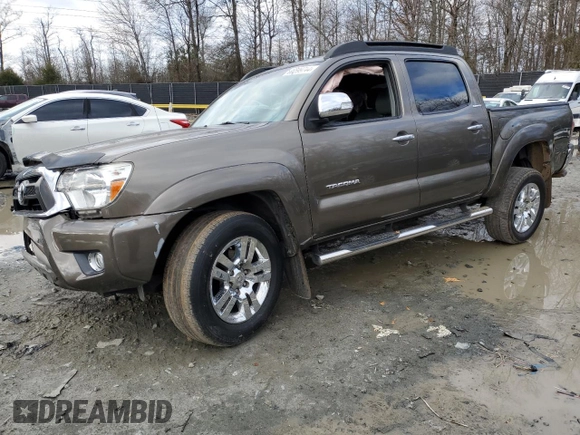 2015 Toyota Tacoma with VIN 3TMLU4EN4FM195426, listed as a Copart auction lot 86599744 with 136,461 mi miles and Salvage Title. Bid and sale history available at carsss.com. Image 1.