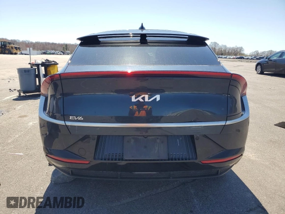 2023 Kia EV6 Wind with VIN KNDC34LA6P5129812, listed as a Copart auction lot 53343035 with 0 mi miles and Clean Title. Bid and sale history available at carsss.com. Image 6.