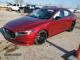 2025 Mazda 3 S Select Sport with VIN 3MZBPABM9SM464038, listed as a Copart auction lot 52109605 with 114 mi miles and Salvage title. Bid and sale history available at DreamBid. Image 1.