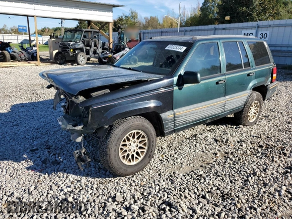 1993 Jeep Grand Cherokee Limited with VIN 1J4GZ78Y3PC557480, listed as a Copart auction lot 80325334 with 96,105 mi miles and Salvage Title. Bid and sale history available at carsss.com. Image 1.