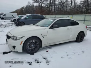 2016 BMW M4 with VIN WBS3R9C58GK708504, listed as a Copart auction lot 44379075 with 104,923 mi miles and Salvage Title. Bid and sale history available at carsss.com. Image 1.