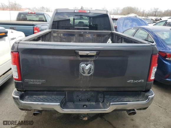 2019 Ram 1500 Big Horn/Lone Star with VIN 1C6SRFBT1KN915848, listed as a Copart auction lot 45902565 with 59,806 mi miles and Salvage Title. Bid and sale history available at carsss.com. Image 6.