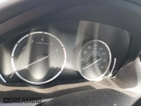 2019 Acura TLX with VIN 19UUB1F33KA004822, listed as a Copart auction lot 53990815 with Not provided miles and Salvage title. Bid and sale history available at DreamBid. Image 9.