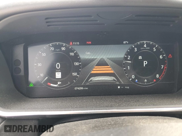 2018 Land Rover Range Rover Sport HSE z VIN SALWR2RV1JA199820, wystawiony jako Copart lot #59662085 z przebiegiem 74 206 mil mil oraz Szkoda całkowita • Salvage title. Historia ofert i sprzedaży dostępna na DreamBid. Obrazek 9.