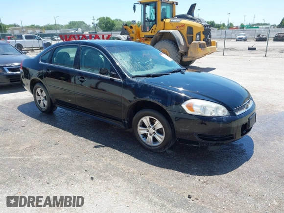 2012 Chevrolet Impala LS Retail with VIN 2G1WA5E35C1188488, listed as a IAAI auction lot 42262718 with 168,798 mi miles and . Bid and sale history available at DreamBid. Image 1.