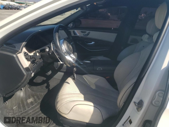 2018 Mercedes-Benz S 63 AMG with VIN WDDUG8JB6JA418611, listed as a Copart auction lot 74200443 with 43,380 mi miles and . Bid and sale history available at DreamBid. Image 7.
