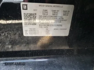 2018 Chevrolet Silverado 1500 LT with VIN 1GCRCREC3JZ176351, listed as a Copart auction lot 49270095 with 146,608 mi miles and Salvage Title. Bid and sale history available at DreamBid. Image 14.