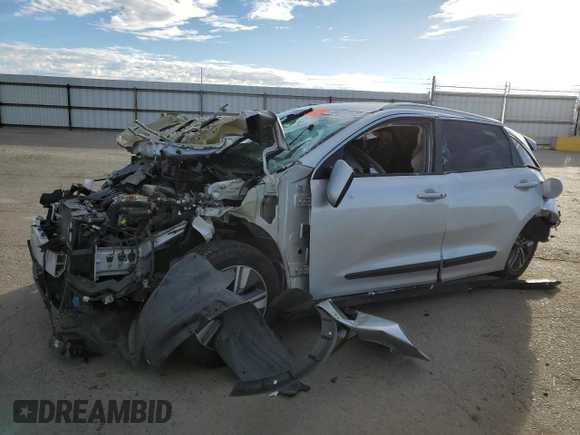 2020 Kia Niro LXS with VIN KNDCB3LC9L5421494, listed as a Copart auction lot 44013145 with 0 mi miles and Salvage Title. Bid and sale history available at carsss.com. Image 1.
