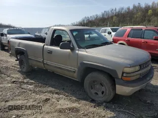 2000 Chevrolet Silverado 1500 with VIN 1GCEK14W7YE342709, listed as a Copart auction lot 51491935 with 0 mi miles and Salvage Title. Bid and sale history available at carsss.com. Image 4.