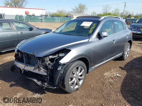 2017 Infiniti QX50 with VIN JN1BJ0RR7HM406078, listed as a IAAI auction lot 42098640 with 42,603 mi miles and . Bid and sale history available at DreamBid. Image 2.