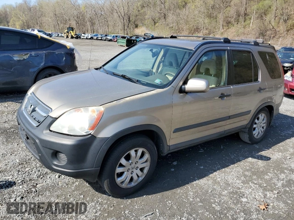 2005 Honda CR-V EX with VIN SHSRD78895U346287, listed as a Copart auction lot 53640175 with 141,422 mi miles and Clean Title. Bid and sale history available at carsss.com. Image 1.