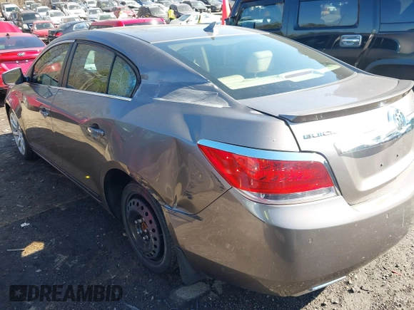 2010 Buick LaCrosse CXS with VIN 1G4GE5GV5AF303400, listed as a IAAI auction lot 41623486 with 75,563 mi miles and . Bid and sale history available at DreamBid. Image 6.