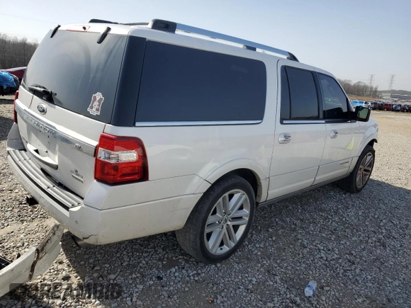 2016 Ford Expedition Max Platinum z VIN 1FMJK1LTXGEF08043, wystawiony jako Copart lot #43124105 z przebiegiem 181 810 mil mil oraz Szkody całkowita. Historia ofert i sprzedaży dostępna na DreamBid. Obrazek 3.