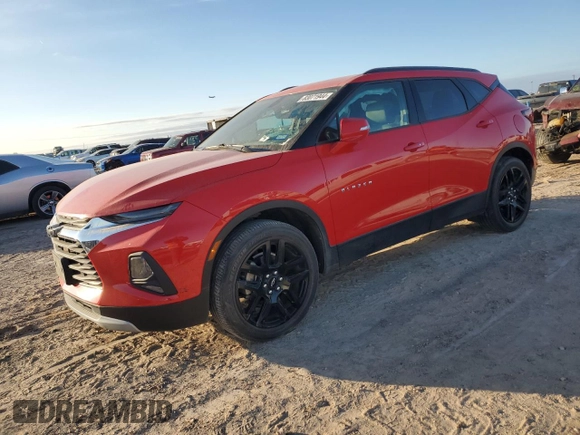 2019 Chevrolet Blazer with VIN 3GNKBHRS8KS669111, listed as a Copart auction lot 83071944 with 15,086 mi miles and Salvage title. Bid and sale history available at DreamBid. Image 1.