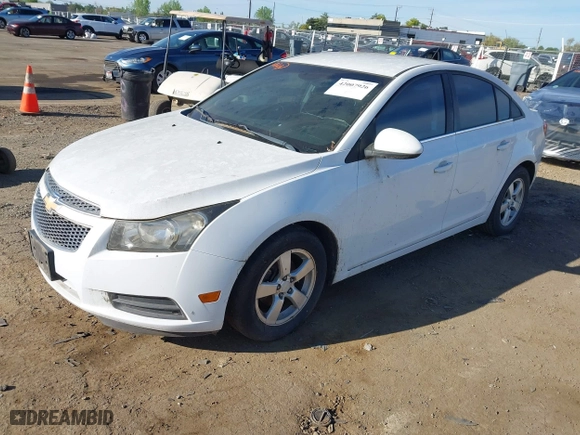 2011 Chevrolet Cruze LT w/1FL with VIN 1G1PE5S91B7191455, listed as a IAAI auction lot 42007926 with 156,371 mi miles. Bid and sale history available at carsss.com. Image 2.