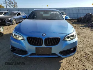 2020 BMW 2 Series 230i with VIN WBA2J1C05L7E57082, listed as a Copart auction lot 43057505 with 2,250 mi miles and Salvage Title. Bid and sale history available at carsss.com. Image 5.