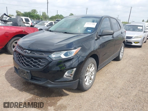 2021 Chevrolet Equinox LS z VIN 2GNAXHEV7M6136715, wystawiony jako IAAI lot #42147388 z przebiegiem Nie podano mil oraz . Historia ofert i sprzedaży dostępna na DreamBid. Obrazek 2.