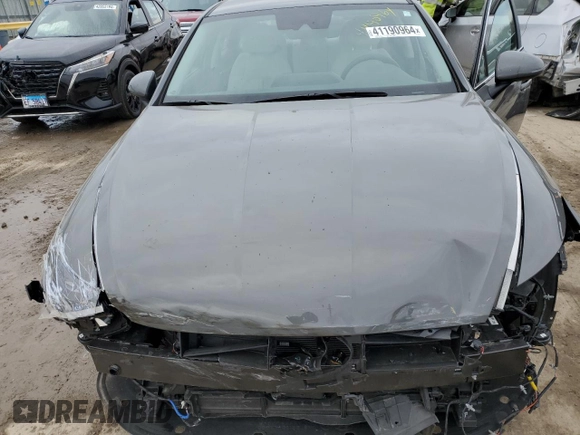 2022 Hyundai Sonata Hybrid Blue with VIN KMHL24JJ2NA037604, listed as a Copart auction lot 41190964 with 16,490 mi miles and Salvage Title. Bid and sale history available at carsss.com. Image 11.