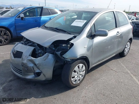 2007 Toyota Yaris with VIN JTDJT903875044707, listed as a IAAI auction lot 41935169 with 1 mi miles. Bid and sale history available at carsss.com. Image 2.