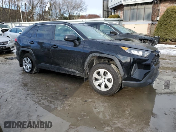 2021 Toyota RAV4 LE with VIN 2T3F1RFV7MC223475, listed as a Copart auction lot 47951695 with 47,737 mi miles and Salvage Title. Bid and sale history available at carsss.com. Image 4.