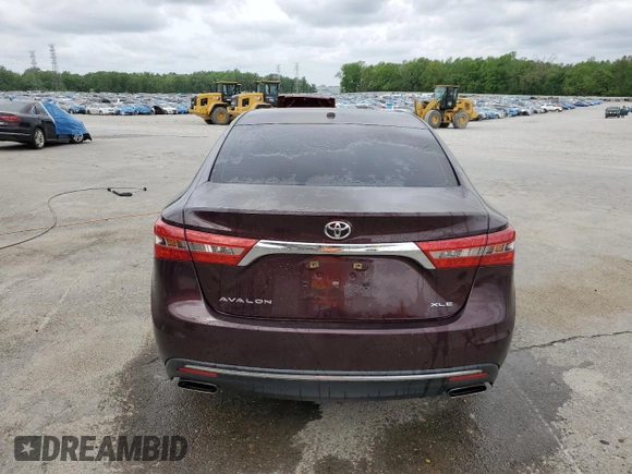2018 Toyota Avalon XLE with VIN 4T1BK1EB0JU285145, listed as a Copart auction lot 53906515 with 95,642 mi miles and Salvage Title. Bid and sale history available at DreamBid. Image 6.
