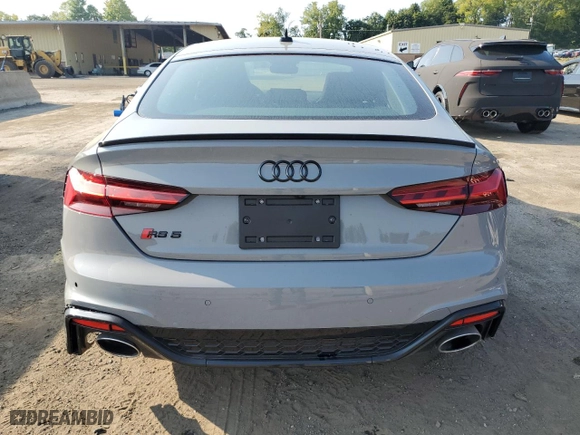 2024 Audi RS 5 Sportback with VIN WUAAWCF58RA902445, listed as a Copart auction lot 71174004 with 325 mi miles and Salvage Title. Bid and sale history available at carsss.com. Image 6.