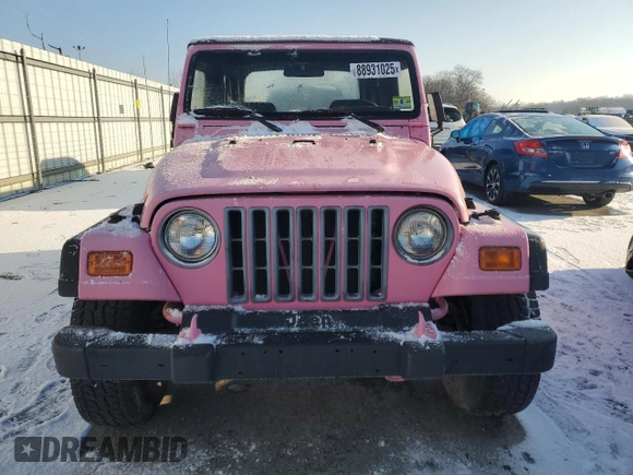 1997 Jeep Wrangler Sahara with VIN 1J4FY49S6VP505743, listed as a Copart auction lot 88931025 with 0 mi miles and Clean Title. Bid and sale history available at carsss.com. Image 5.