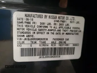 2016 Infiniti QX50 z VIN JN1BJ0RR0GM260539, wystawiony jako Copart lot #57511025 z przebiegiem 70 795 mil mil oraz Szkoda całkowita • Salvage title. Historia ofert i sprzedaży dostępna na DreamBid. Obrazek 13.