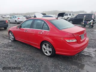 2011 Mercedes-Benz C-Class C 300 Sport with VIN WDDGF8BB3BR147265, listed as a IAAI auction lot 41884774 with 162,526 mi miles. Bid and sale history available at carsss.com. Image 3.