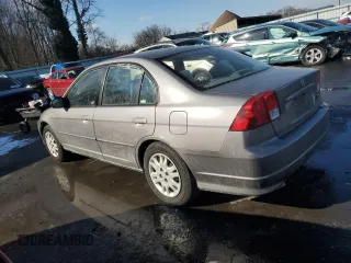2004 Honda Civic LX with VIN 2HGES16584H560845, listed as a Copart auction lot 89105045 with Not Provided miles and Salvage Title. Bid and sale history available at DreamBid. Image 2.