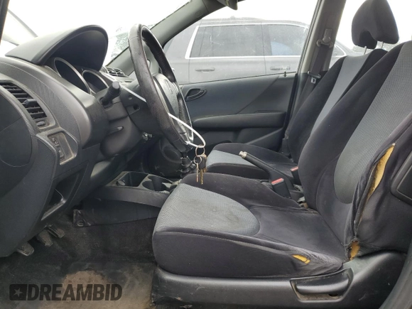 2007 Honda Fit Sport with VIN JHMGD37617S004392, listed as a Copart auction lot 44965225 with 137,896 mi miles and Salvage Title. Bid and sale history available at carsss.com. Image 7.