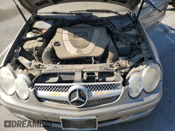 2006 Mercedes-Benz CLK 3.5L with VIN WDBTJ56J86F166827, listed as a Copart auction lot 54615655 with 104,870 mi miles and Clean Title. Bid and sale history available at carsss.com. Image 11.