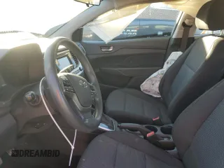 2021 Hyundai Accent SEL with VIN 3KPC24A61ME147734, listed as a Copart auction lot 46595075 with 66,553 mi miles and Salvage Title. Bid and sale history available at carsss.com. Image 7.