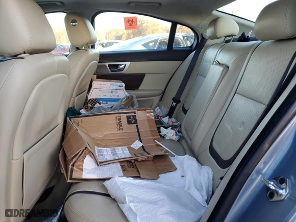 2014 Jaguar XF V6 SC with VIN SAJWJ0EF8E8U17476, listed as a Copart auction lot 79666374 with 0 mi miles and Salvage Title. Bid and sale history available at carsss.com. Image 10.