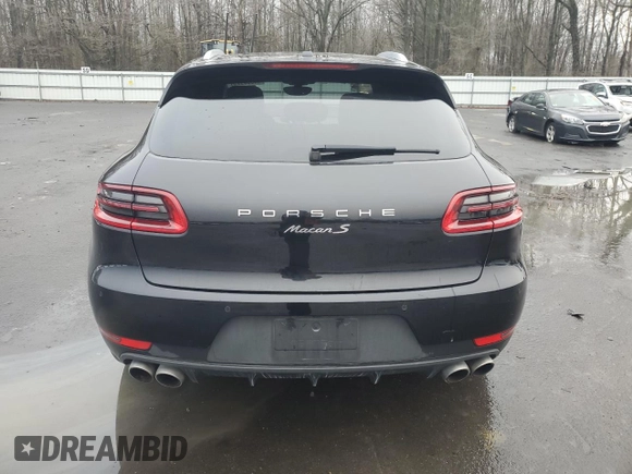 2017 Porsche Macan S with VIN WP1AB2A52HLB12876, listed as a Copart auction lot 44600975 with 108,481 mi miles and Salvage title. Bid and sale history available at DreamBid. Image 6.