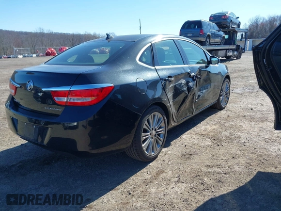 2013 Buick Verano Leather Group with VIN 1G4PS5SK0D4145408, listed as a IAAI auction lot 41902567 with 129,697 mi miles. Bid and sale history available at carsss.com. Image 4.