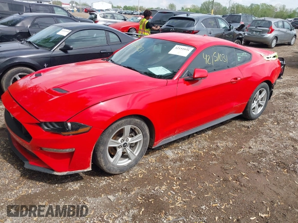2020 Ford Mustang EcoBoost z VIN 1FA6P8TH2L5122958, wystawiony jako IAAI lot #42151031 z przebiegiem 47 793 mil mil oraz . Historia ofert i sprzedaży dostępna na DreamBid. Obrazek 17.