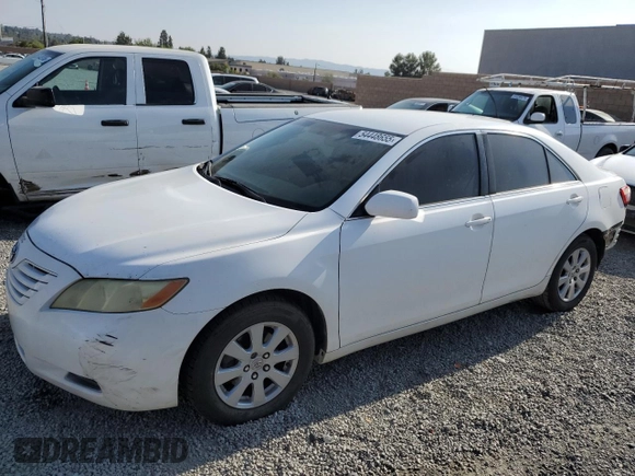 2007 Toyota Camry CE with VIN 4T1BE46K67U572411, listed as a Copart auction lot 54448655 with 290,790 mi miles and Salvage Title. Bid and sale history available at carsss.com. Image 1.