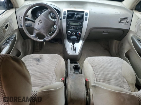2007 Hyundai Tucson SE with VIN KM8JN72D87U667654, listed as a Copart auction lot 56014265 with 287,695 mi miles and Clean Title. Bid and sale history available at DreamBid. Image 8.