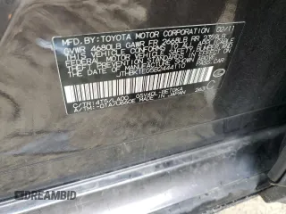 2011 Lexus ES with VIN JTHBK1EG5B2444110, listed as a Copart auction lot 53195145 with 128,325 mi miles and Salvage Title. Bid and sale history available at carsss.com. Image 14.