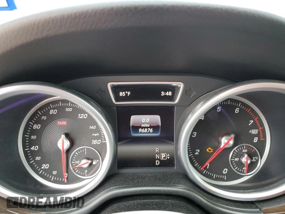 2016 Mercedes-Benz GLE 350 with VIN 4JGDA5JB3GA709565, listed as a Copart auction lot 54980125 with 96,876 mi miles and Salvage title. Bid and sale history available at DreamBid. Image 9.