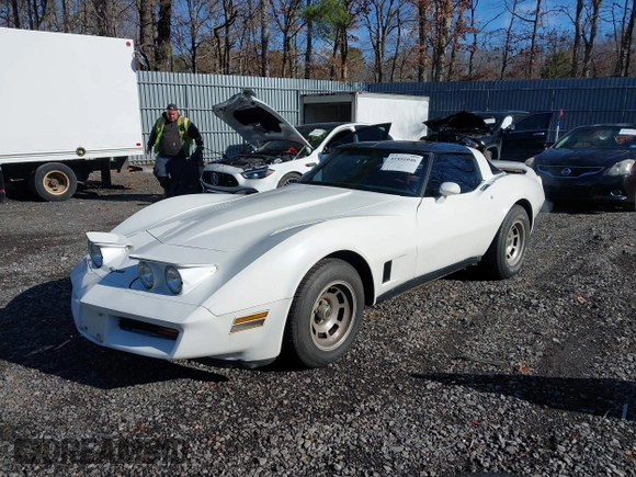 1981 Chevrolet Corvette with VIN 1G1AY8768BS418361, listed as a IAAI auction lot 41851046 with 72,559 mi miles. Bid and sale history available at carsss.com. Image 2.