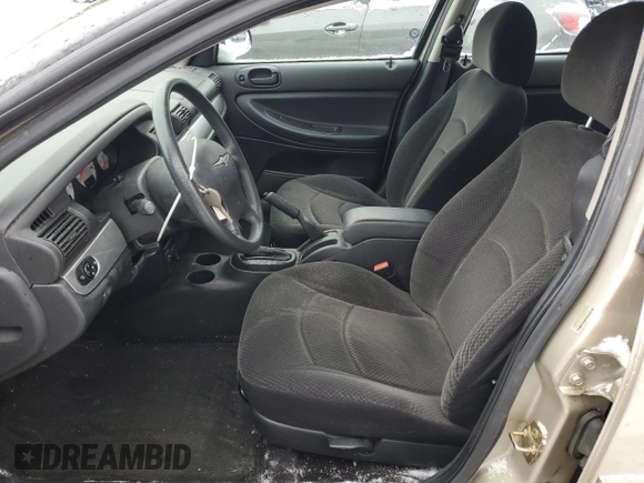 2006 Chrysler Sebring Touring with VIN 1C3EL56R66N125939, listed as a Copart auction lot 47768375 with 58,382 mi miles and Clean Title. Bid and sale history available at DreamBid. Image 7.