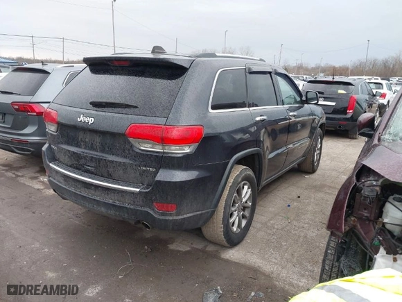 2014 Jeep Grand Cherokee Limited with VIN 1C4RJFBG0EC578851, listed as a IAAI auction lot 41752088 with 172,390 mi miles. Bid and sale history available at carsss.com. Image 4.