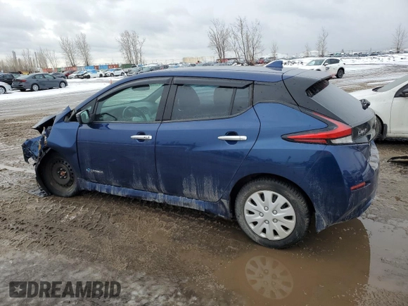 2018 Nissan LEAF S with VIN 1N4AZ1CP4JC305063, listed as a Copart auction lot 49671435 with 128,514 mi miles and Salvage Title. Bid and sale history available at DreamBid. Image 2.