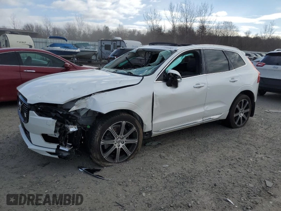 2019 Volvo XC60 Inscription with VIN YV4A22RL5K1315085, listed as a Copart auction lot 41595985 with 93,957 mi miles and Salvage Title. Bid and sale history available at carsss.com. Image 1.
