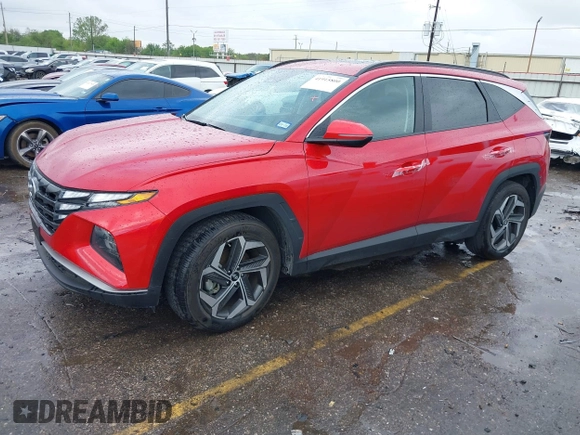 2022 Hyundai Tucson SEL with VIN 5NMJF3AE2NH115088, listed as a IAAI auction lot 41915800 with 13,120 mi miles and . Bid and sale history available at DreamBid. Image 14.
